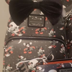 Vampire Minnie and mickey backpack